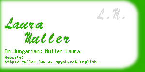laura muller business card